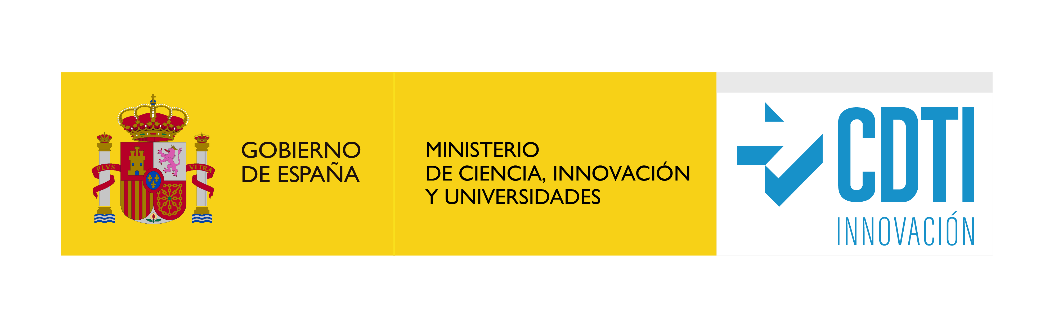 Gobierno de España · Ministerio de Ciencia, Innovación y Universidades · CDTI